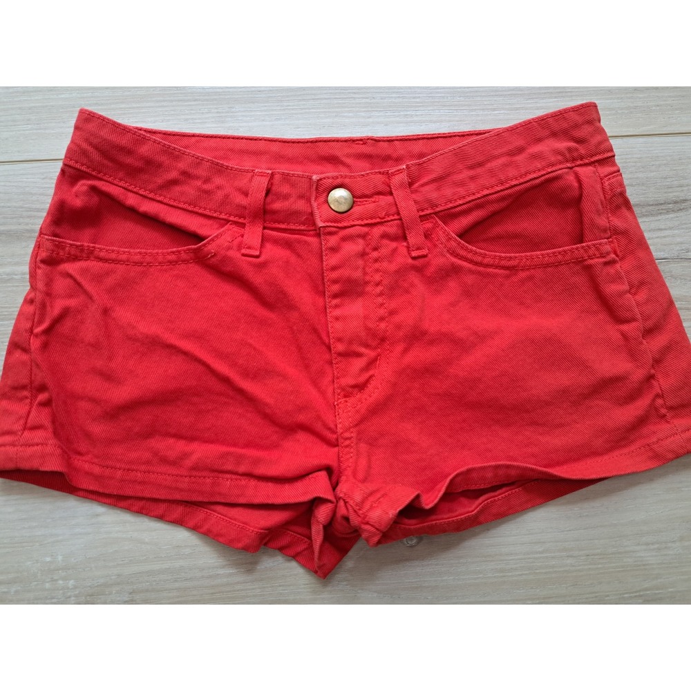 DENIM by American Apparel Y2K Shorts High Rise Size 25‎ (actual waist 26")